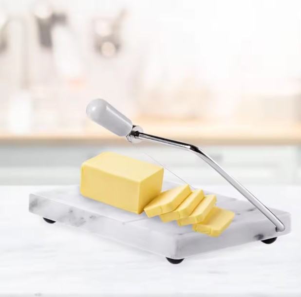 Marble Cheese & Butter Slicer with Stainless Steel Wire